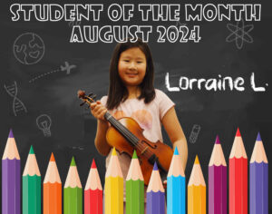 Student of the Month, August 2024