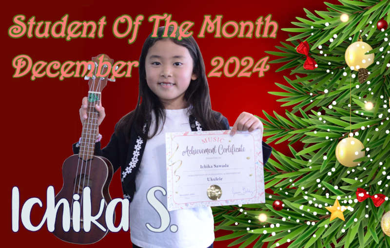Ukulele student Ichika