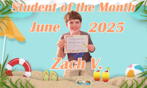 Music Student of the Month, June 2025