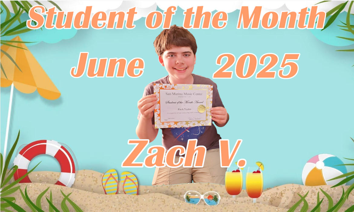 Student of the Month, June 2025