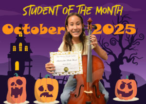 Cello Student of the Month, October 2025