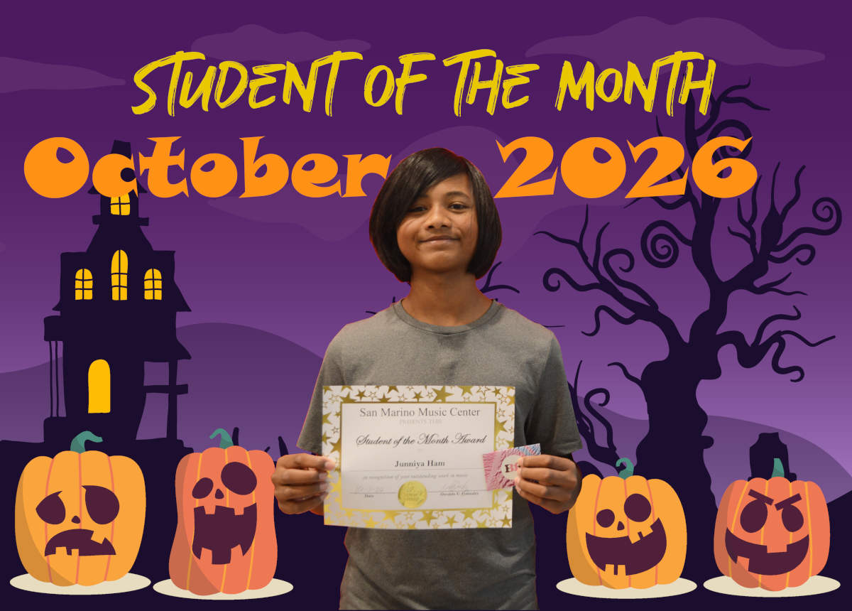October Student Of The Month 2026